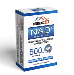 NAD+ 500mg Great Tasting Easy Chews Berry Flavored - MAAC10 Formulas