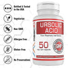 MAAC10 Ursolic Acid 50mg ( 100mg Rosemary Leaf Extract Standardized to 50% Ursolic Acid).