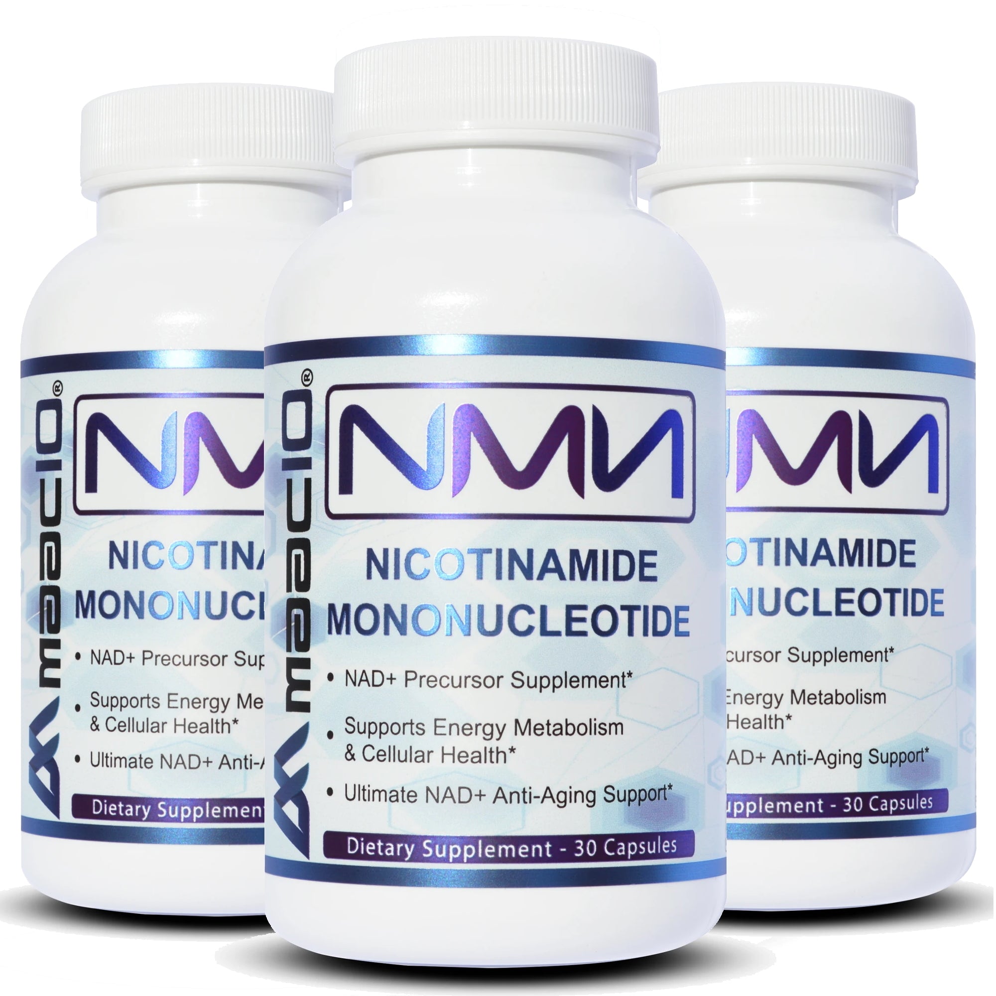 MAAC10 NMN 125MG Capsules 3-Pack NAD+ Supplement