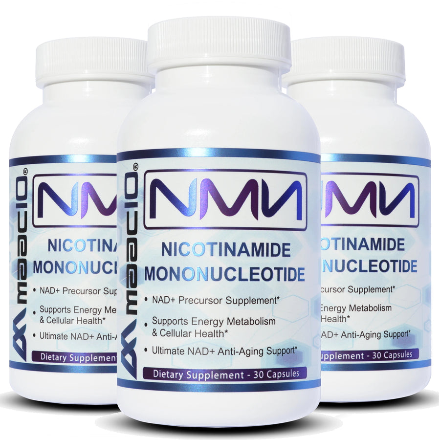 MAAC10 NMN 125MG Capsules 3-Pack NAD+ Supplement