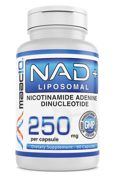 MAAC10 Direct NAD+ 500mg Serving Supplement - Actual NAD+ Not a Precursor (Nicotinamide Adenine Dinucleotide)