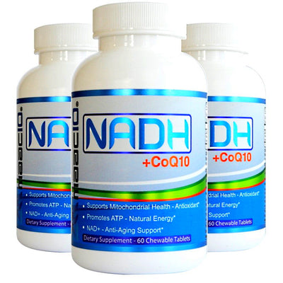 MAAC10 NADH Supplement Hypoallergenic Organic Berry Flavor (3-Pack)