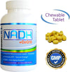 NADH Natural Fatigue & Energy Supplement - 50mg PANMOL NADH - Great Tasting Chews (60 Count 2 per Serving).